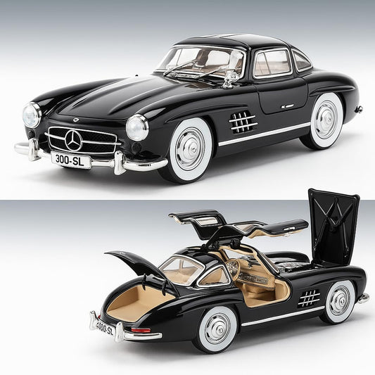 1954 Mercedes-Benz 300SL Vintage 1:24 Diecast Scale Model Car