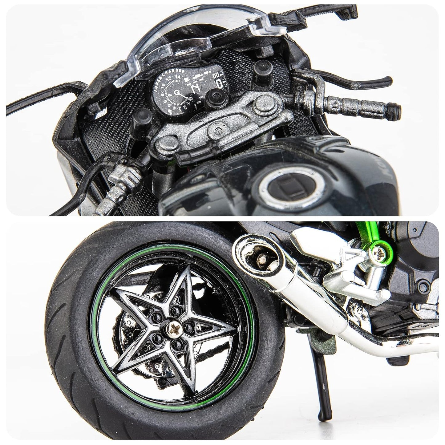 Kawasaki Ninja H2R 1:9 Diecast Alloy Model Bike