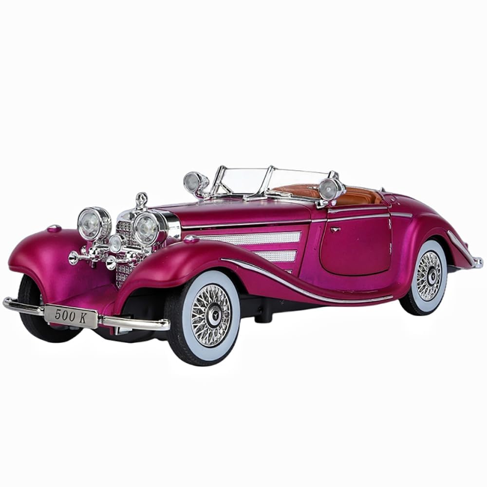 1936 Mercedes Benz 500K Vintage 1:18 Diecast Scale Model Car