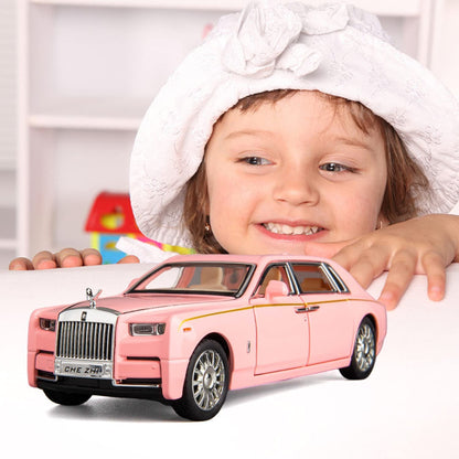 Rolls Royce Phantom Pink 1:24 Diecast Scale Model Car