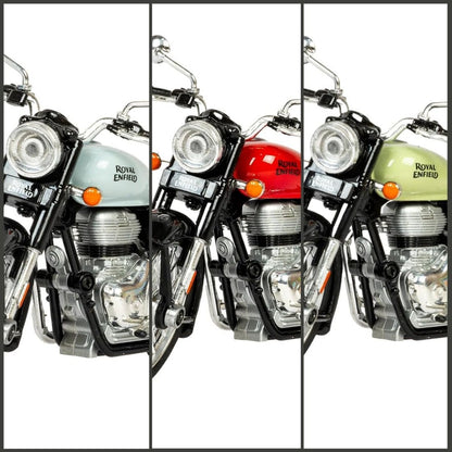 Royal Enfield 1:15 Scale Diecast Motorcycle Model Toy