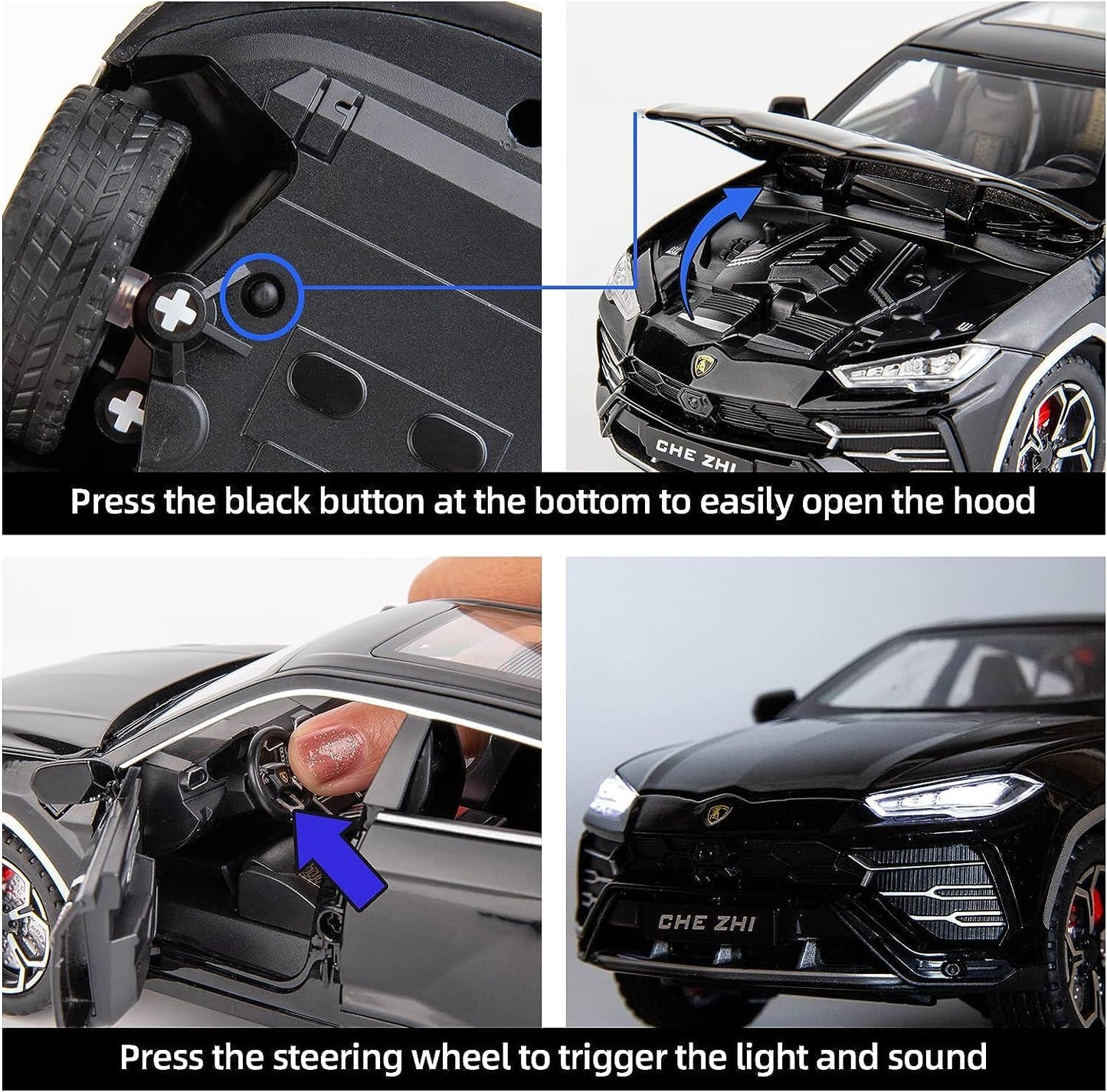 Lamborghini Urus 1:24 Diecast Scale Model Car