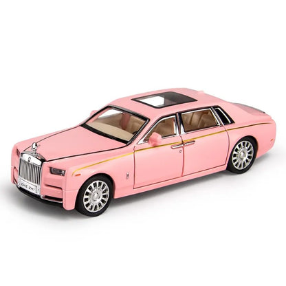 Rolls Royce Phantom Pink 1:24 Diecast Scale Model Car