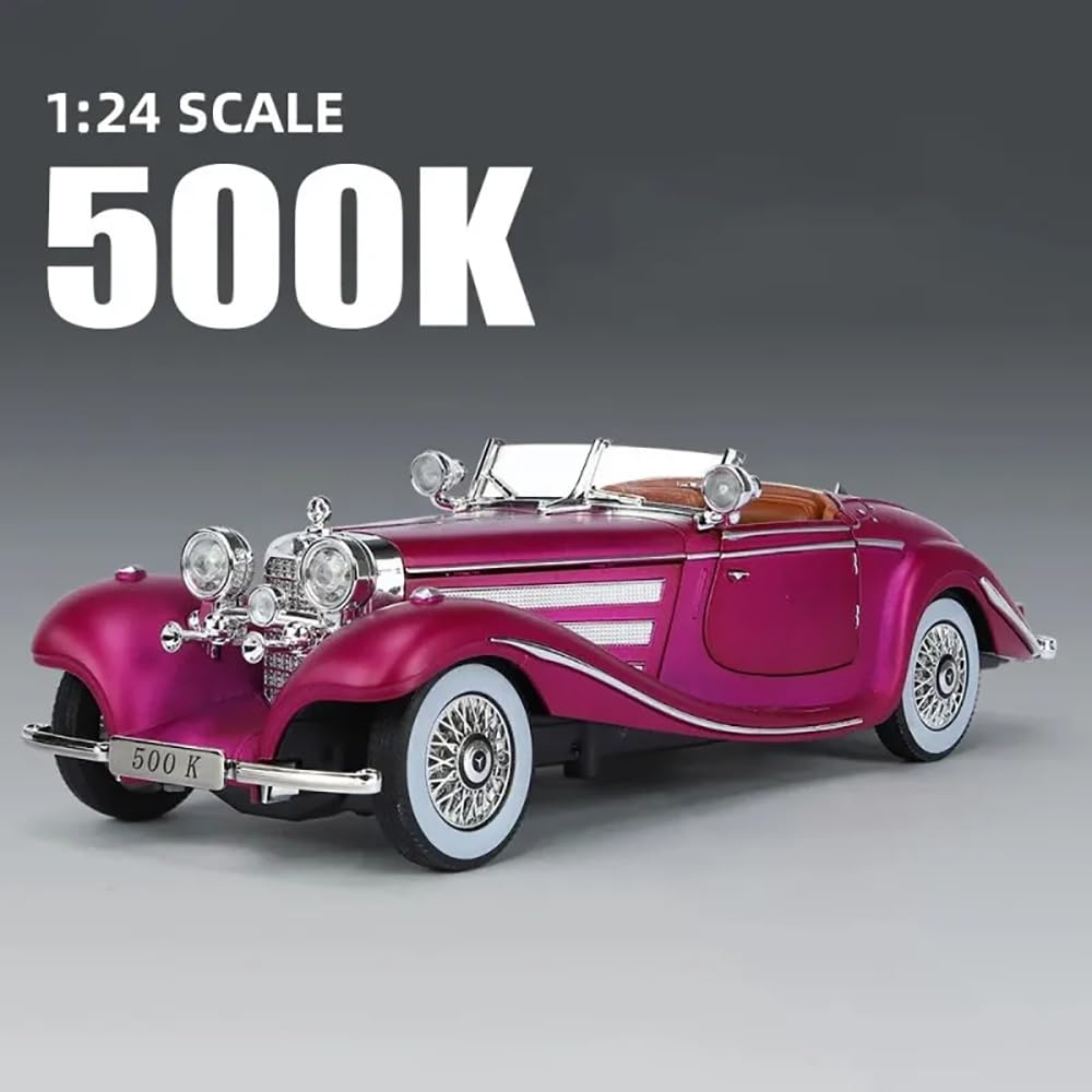 1936 Mercedes Benz 500K Vintage 1:18 Diecast Scale Model Car