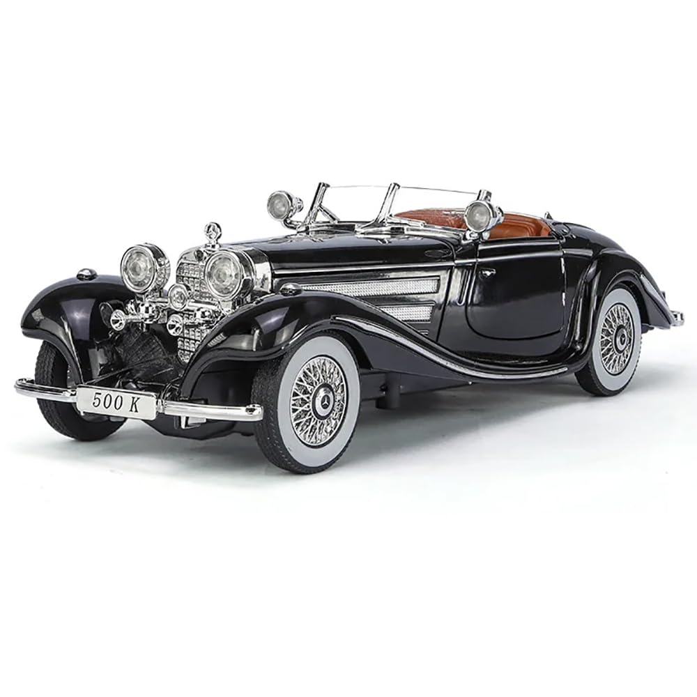 1936 Mercedes Benz 500K Vintage 1:18 Diecast Scale Model Car