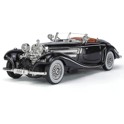 1936 Mercedes Benz 500K Vintage 1:18 Diecast Scale Model Car