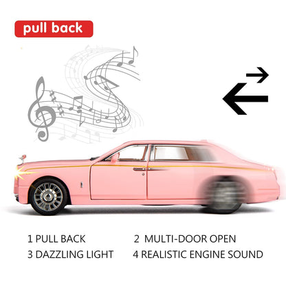 Rolls Royce Phantom Pink 1:24 Diecast Scale Model Car