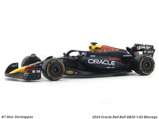2024 BR-19 Oracle Red Bull No.1 Max Verstappen 1:43 Bburago Formula 1 Diecast Scale Model Car