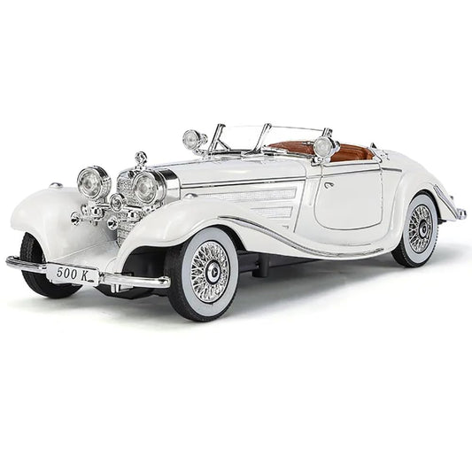 1936 Mercedes Benz 500K Vintage 1:24 Diecast Scale Model Car