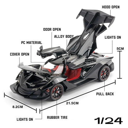 Apollo Sport 1:24 Diecast Scale Model Car