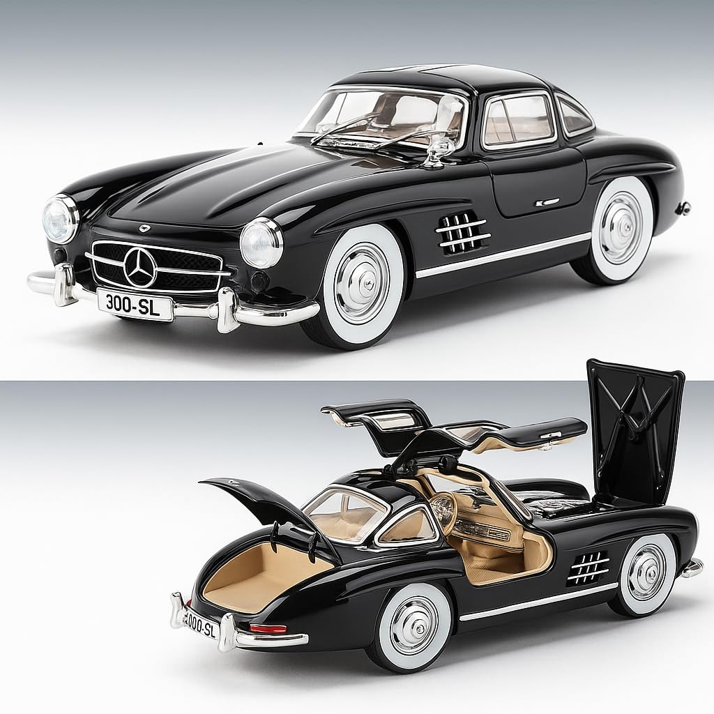 1954 Mercedes-Benz 300SL Vintage 1:24 Diecast Scale Model Car