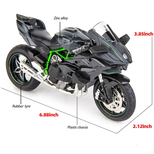 Kawasaki Ninja H2R 1:9 Diecast Alloy Model Bike