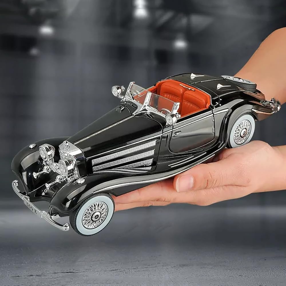 1936 Mercedes Benz 500K Vintage 1:18 Diecast Scale Model Car