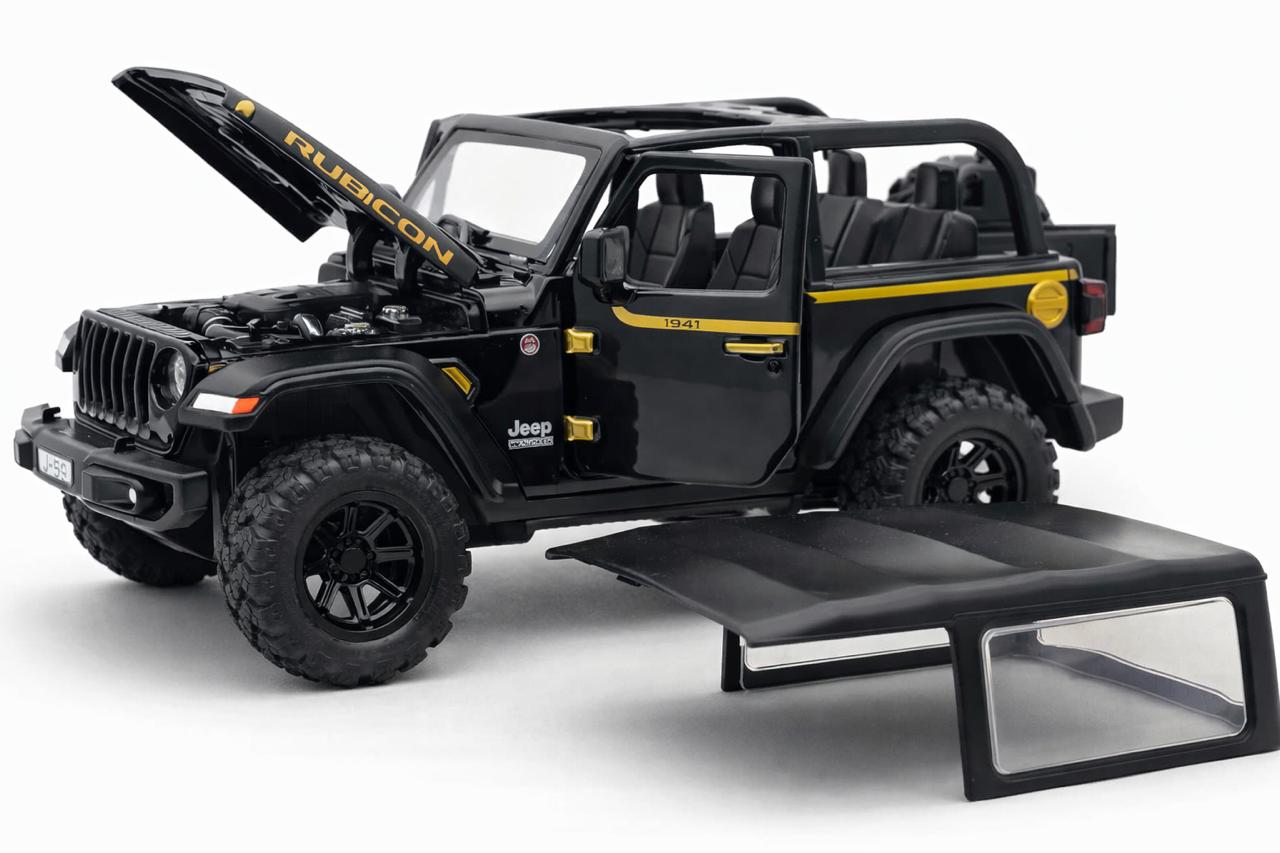 Jeep Wrangler Rubicon 1:24 Diecast Scale Model Car