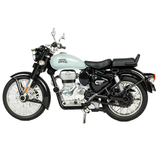 Royal Enfield 1:15 Scale Diecast Motorcycle Model Toy