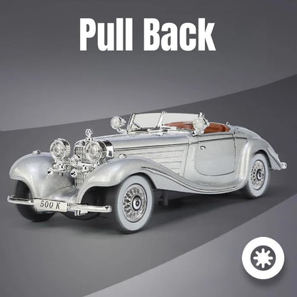 1936 Mercedes Benz 500K Vintage 1:18 Diecast Scale Model Car