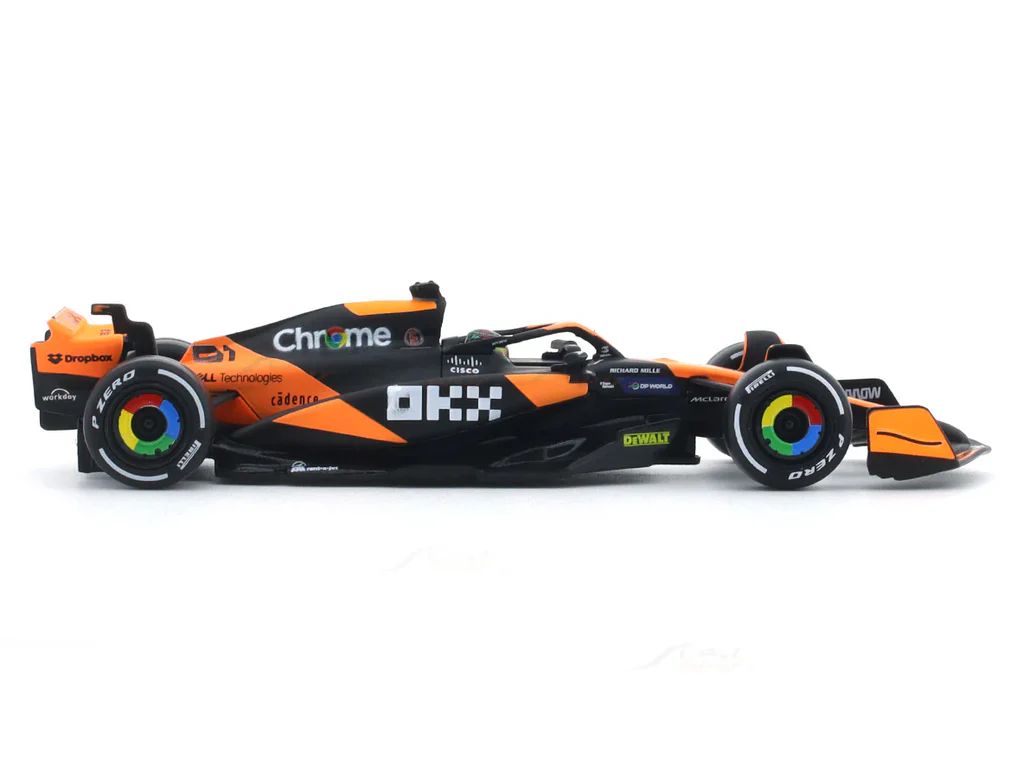 2024 MCL-60  1:43 Scale Diecast F1 Car McLaren MCL38 #81 Oscar Piastri Model Car