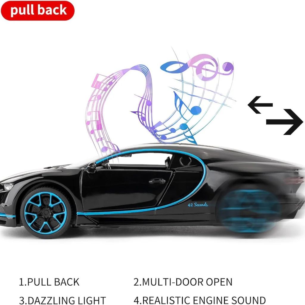 BUGATTI CHIRON 1:24 Diecast Scale Model Car