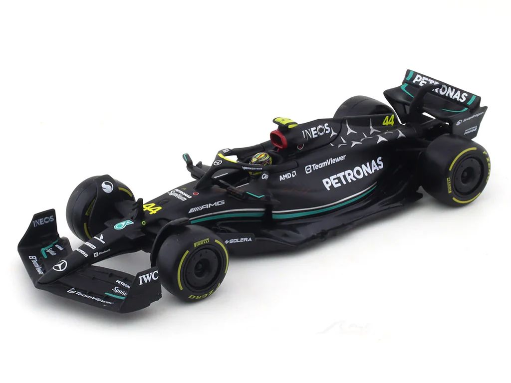 2023 AMG W14E Mercrdes Performance Lewis Hamilton 1:43 Bburago Formula  1 Diecast Scale Model Car