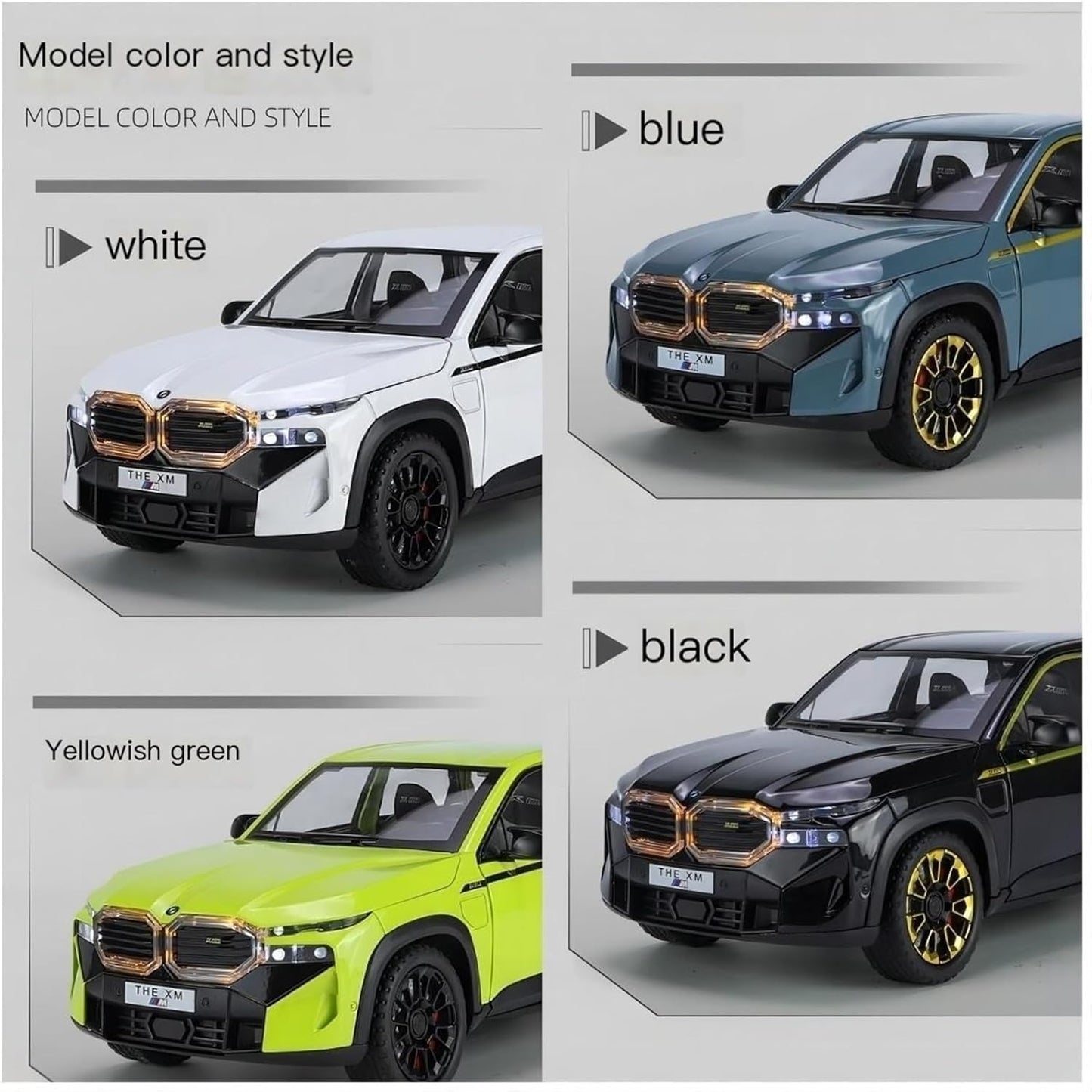 BMW XM 1:24 Diecast Scale Model Car