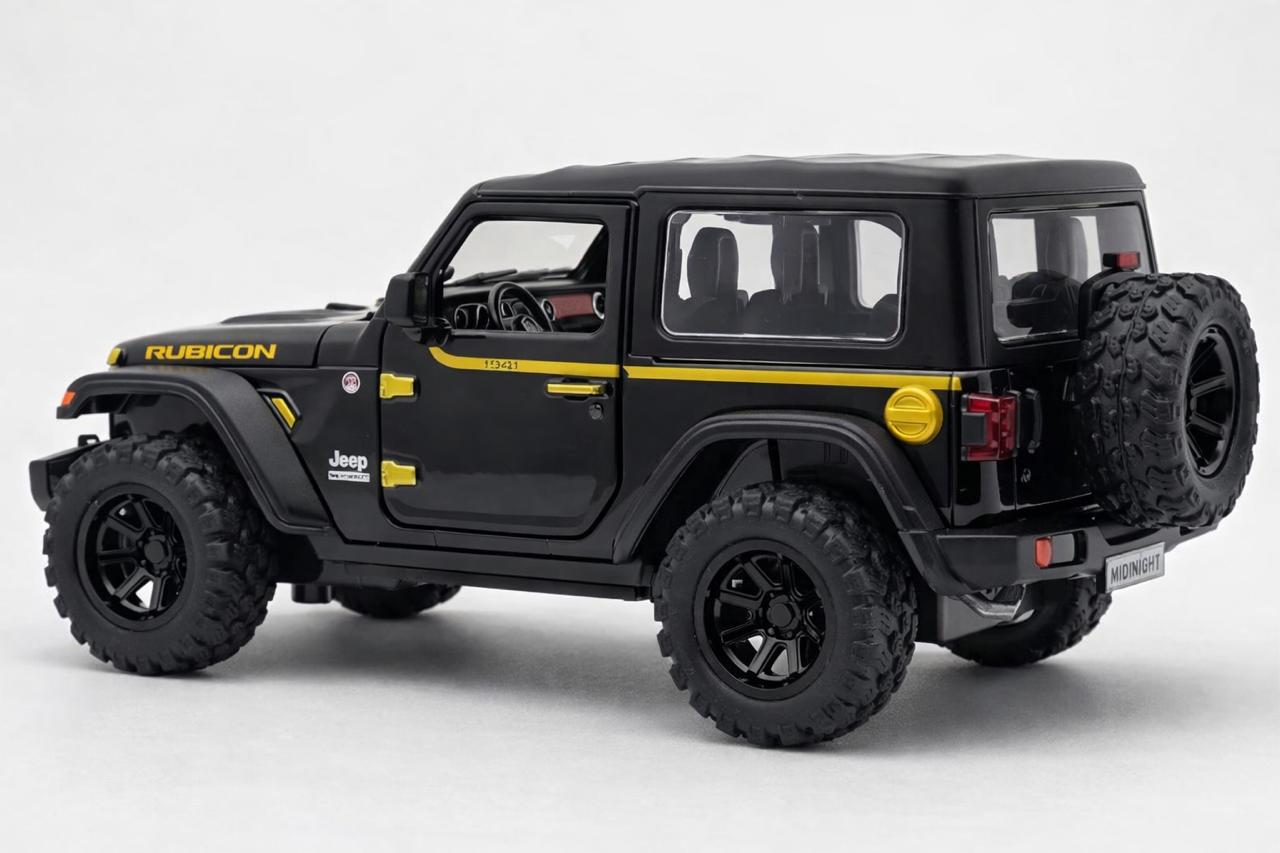 Jeep Wrangler Rubicon 1:24 Diecast Scale Model Car