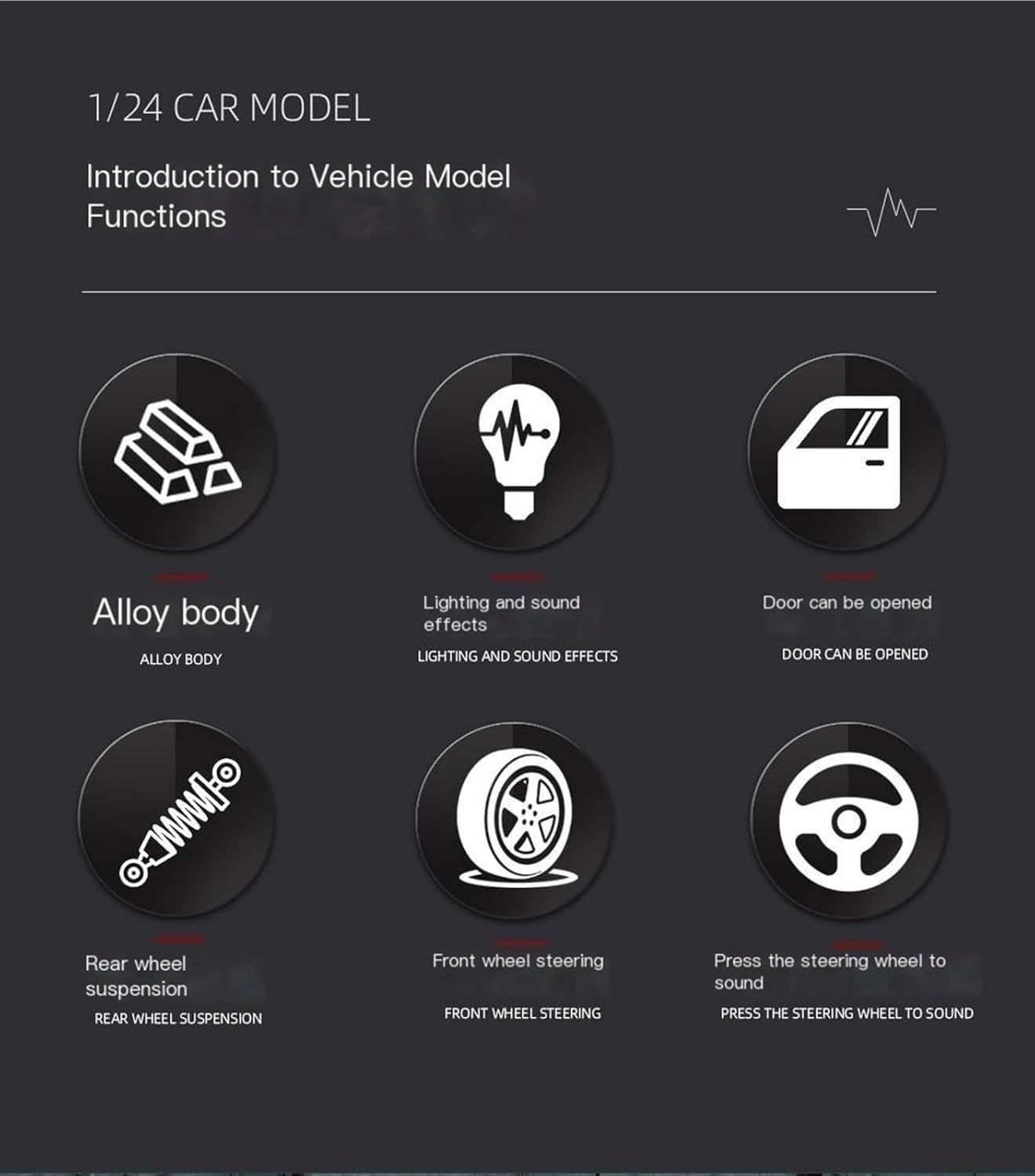 BMW XM 1:24 Diecast Scale Model Car