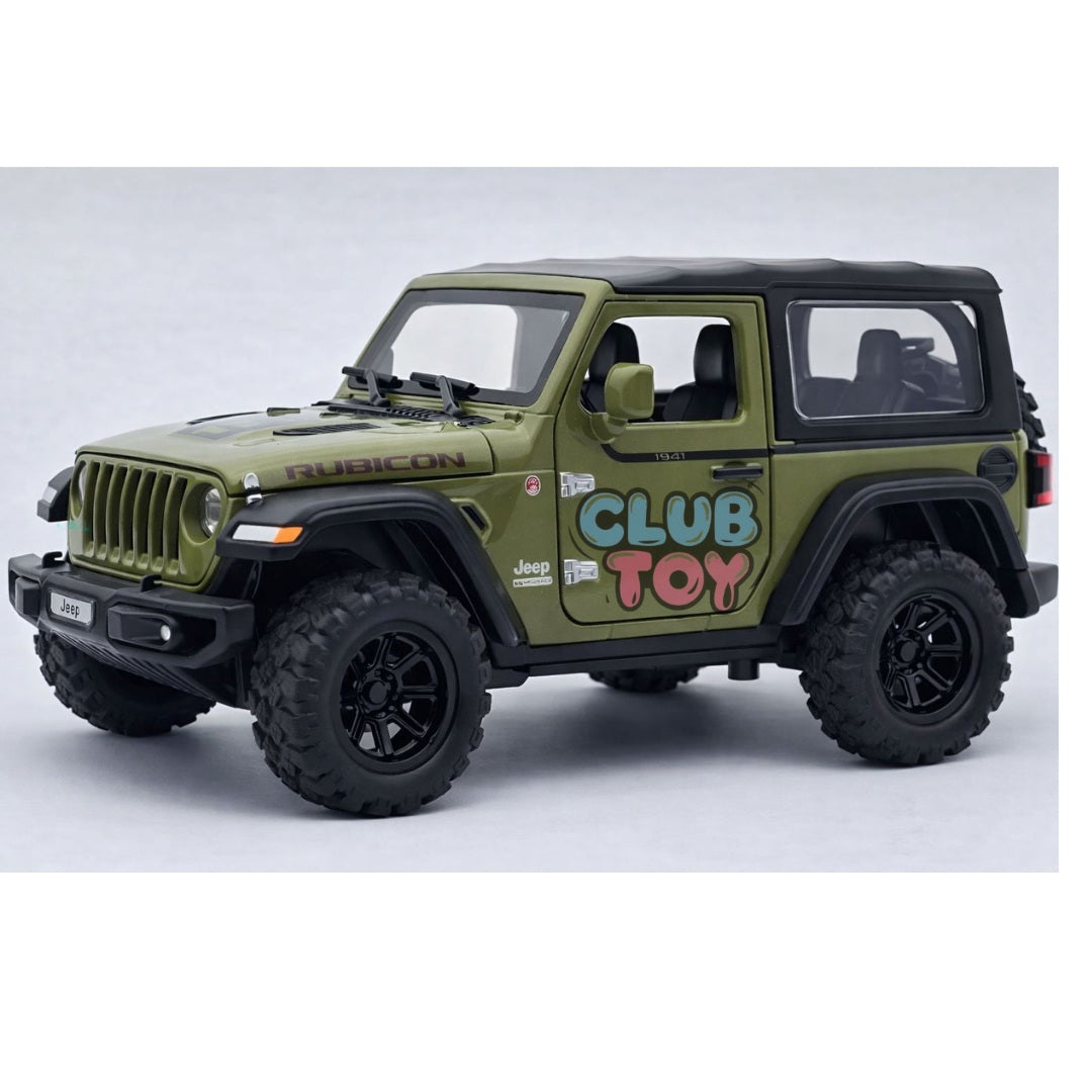 Jeep Wrangler Rubicon 1:24 Diecast Scale Model Car